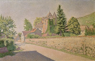 Chateau de Comblat, c.1887 by Paul Signac